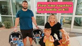 *FIRST* Time all together!! Bringing the Boys Home - Girls meet them for the first time!!