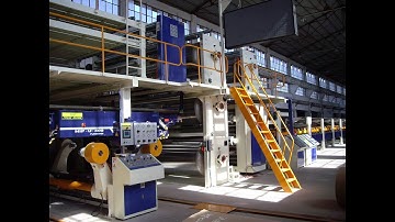 Auto Splice test for the 3 5 7Ply Corrugated cardboard production line 300M/min