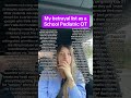 my betrayal list as a school pediatric OT