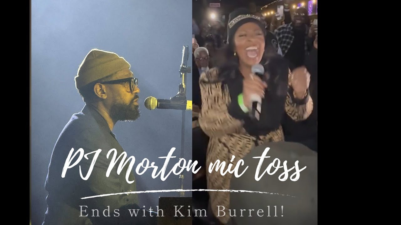PJ Morton поет Better, бросает микрофон и заканчивается вступлением Ким Баррелл!!