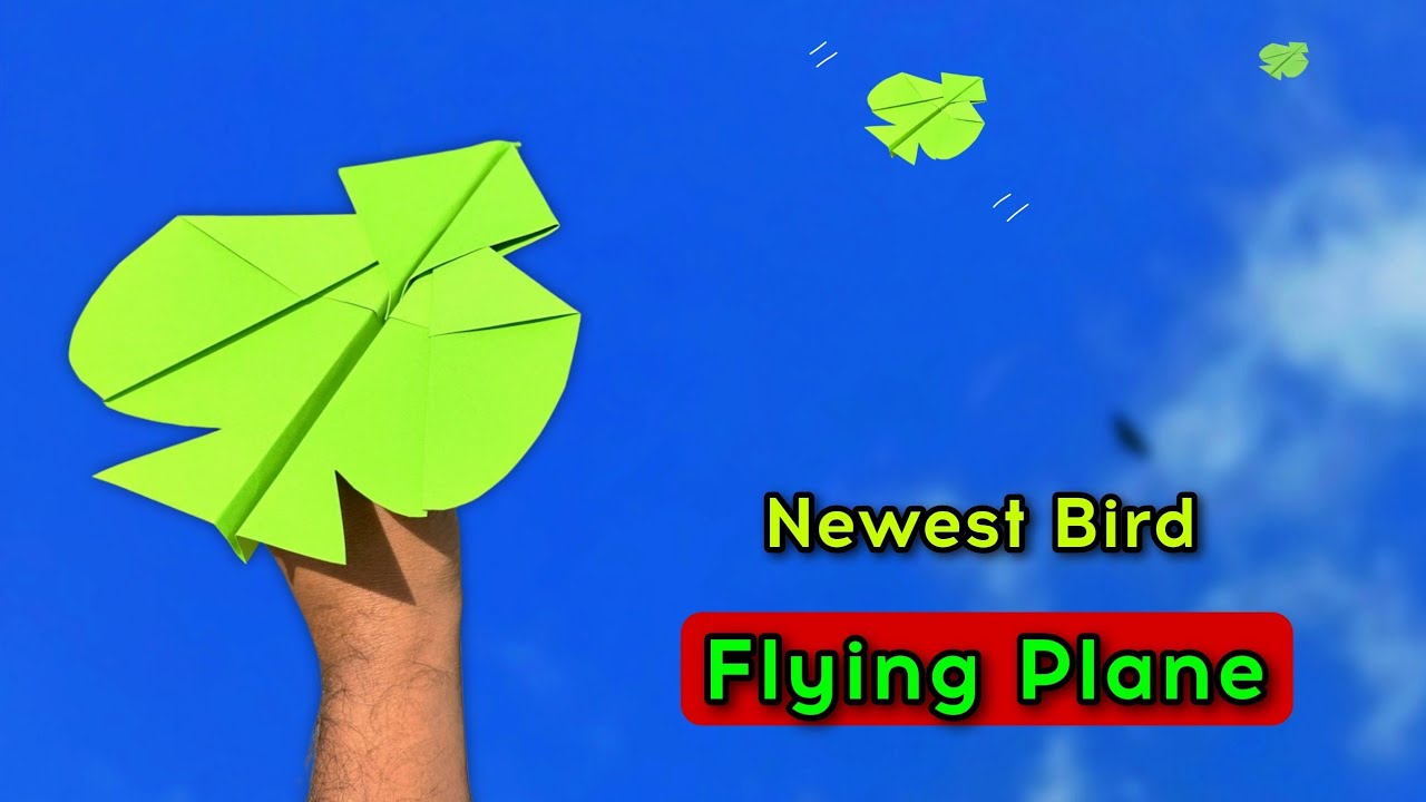 bird plane, flying new bird plane, how to make green bird, best flying ...