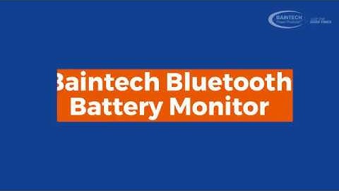 Baintech Bluetooth Battery Monitor