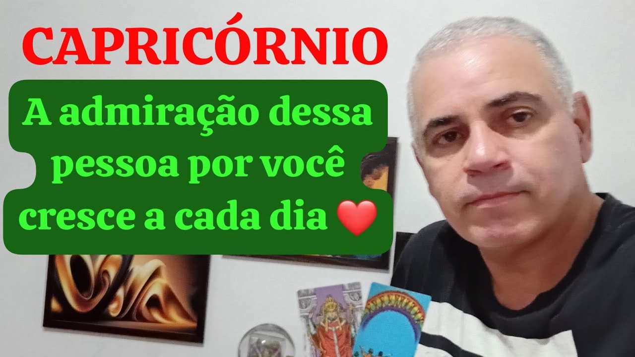 CAPRICÓRNIO: ASSIM COMO A ADMIRAÇÃO ESSE AMOR É MUITO GRANDE 💖💞