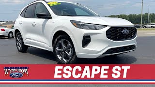 🔥 NEW 2023 Ford Escape ST Line Oxford White | Wynn Odom Ford