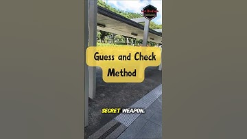 Unlock one of the essential problem-solving strategies for the PSLE Math exam: Guess and Check