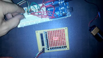 led matrix and accelerometer 2