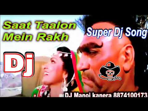 Saat Taalon Mein Rakh Super 90s Hits Hindi Songs Remix  Tik Tok Viral Dance Mix  Dj Manoj Kanera