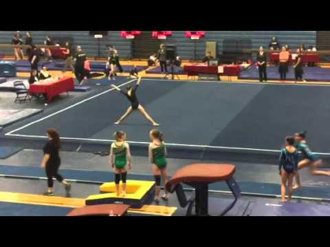 Level 7 gymnastics floor routine - YouTube