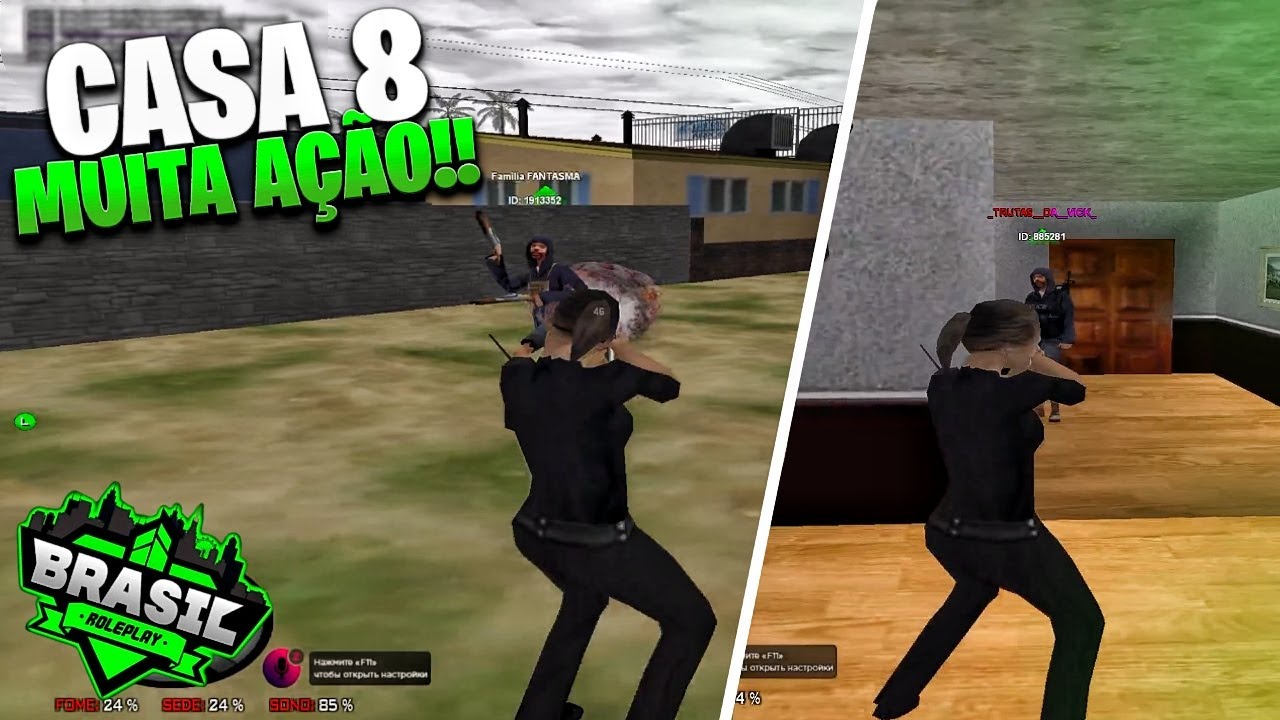 🚨 BRASIL ROLEPLAY - MUITA TROCAÇÃO NA CASA 8 MATEI GERAL MUITA AÇÃO NO ( BRASIL ROLEPLAY )