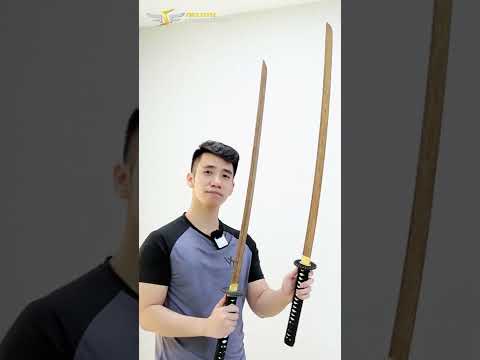 Video Giới Thiệu 2 Mẫu Kiếm Gỗ Bokken IAITO Tập Luyện Bền... - youtube