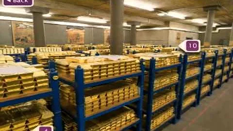 tour inside the vaults at the Bank of England