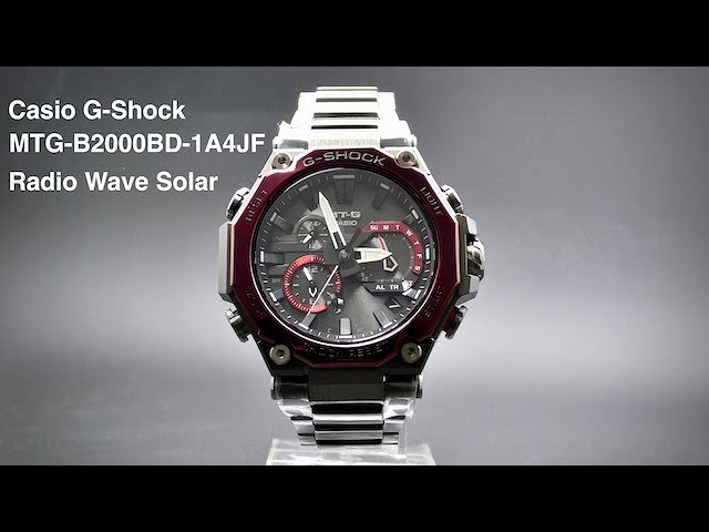 Casio G Shock Mtg B00bd 1a4jf Mt G Radio Wave Solar Youtube