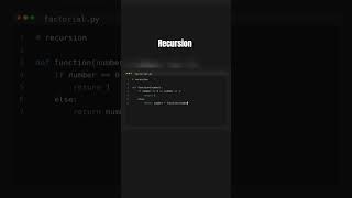 recursion in #python