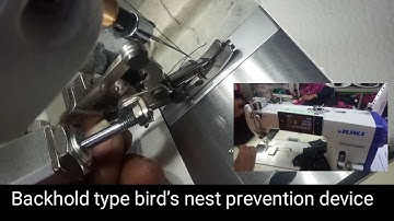 juki ddl 9000c bird’s nest prevention device