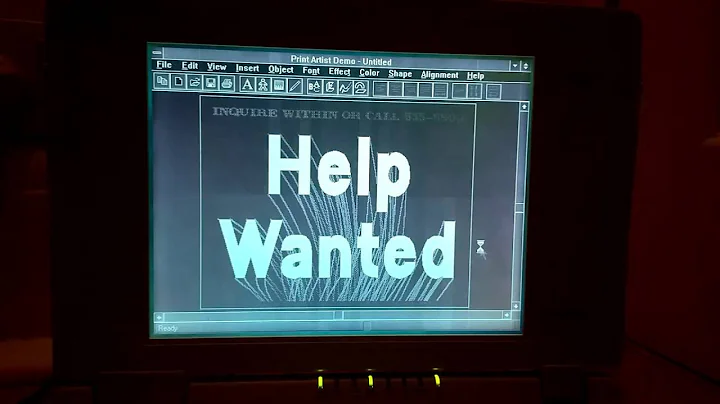 Toshiba T1910 / 200 Retro 486 SX/33 Laptop 4MB RAM 200MB HDD Windows 3.1 MS-DOS 6.2