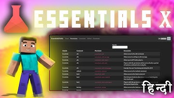 EssentialsX Plugin Tutorial Hindi