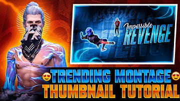 HOW TO MAKE A FREE FIRE MONTAGE THUMBNAIL ON ANDROID || FREE FIRE ||KARTIK GFX❤️