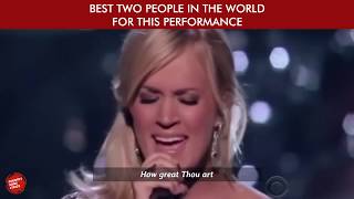 How Great Thou Art (with Lyrics)  Carrie Underwood and Vince Gill