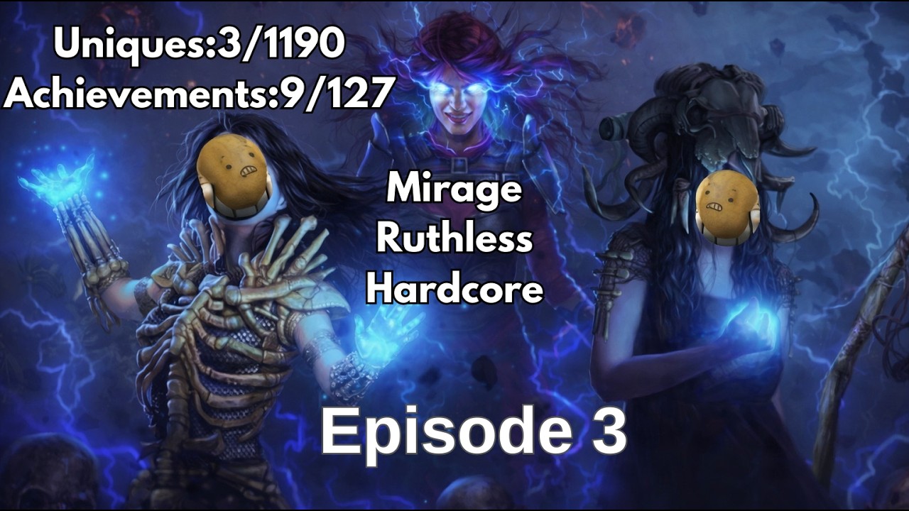 Unlucky Server  - Path of Exile -Mirage Hc Ruthless Ep 3