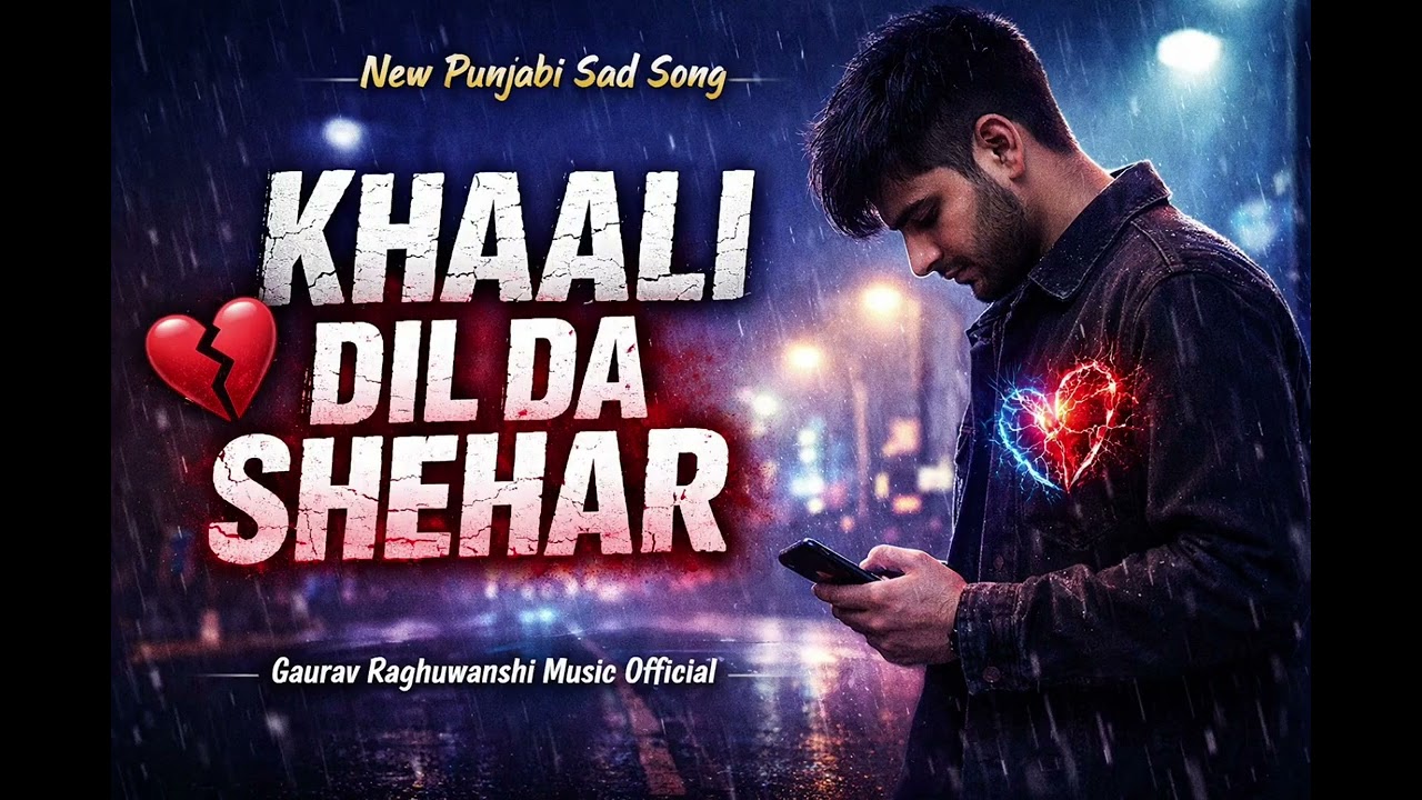 💔 KHAALI DIL DA SHEHAR 💔Heart Touching Punjabi Song (Gaurav raghuwanshi music Official)