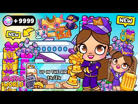 How to GET ALL COINS AND SECRETS in UP IN THE AIR 🤩 New Update in Avatar World