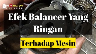 Efek Balancer Yang Terlalu Ringan Bagi Kopling Manual Jupiter z Dan Vega @InoMotorChannel_ino