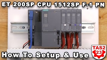 ET 200SP CPU 1512SP F-1 PN Setup & Use