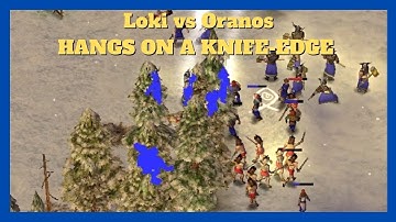 THE MATCHUP IS PURE CHAOS | HerroOP (Loki) vs Mor (Oranos) #aom #ageofempires