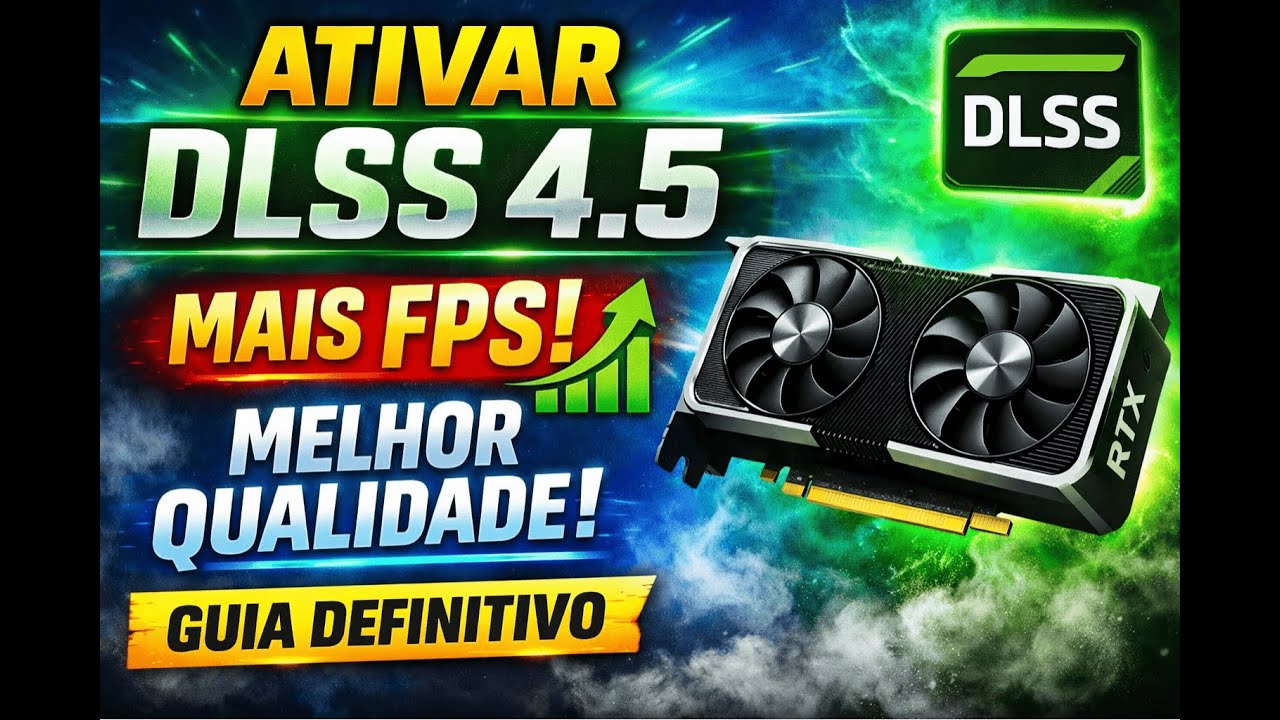 ATIVAR DLSS 4.5 EM QUALQUER JOGO! 🚀 MAIS FPS e MELHOR QUALIDADE (GUIA DEFINITIVO)