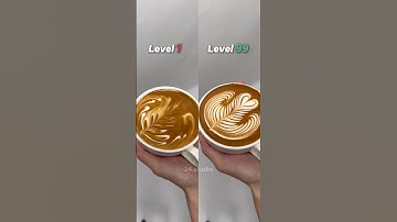 Latte art tutorial 拉花教學14秒 #lattearttutorial #latteart #shorts