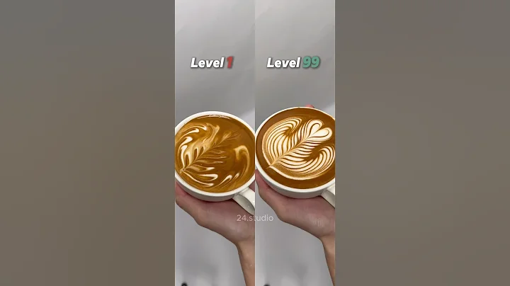 Latte art tutorial 拉花教學14秒 #lattearttutorial #latteart #shorts