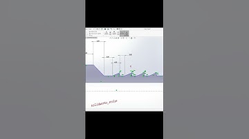 SolidWorks Örnek Çizim 201 (3D solid model example) #shorts #solidworks