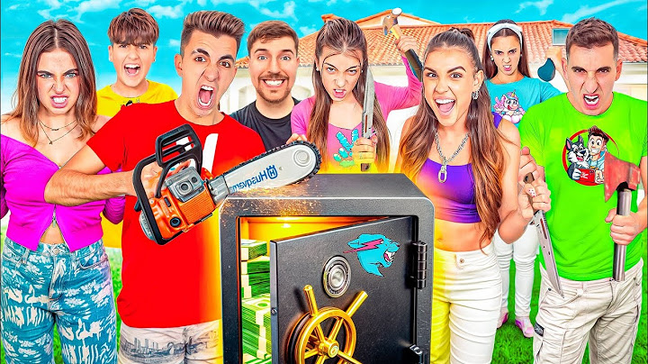ABRIMOS LA CAJA FUERTE DE MRBEAST!🤑*MUCHISIMO DINEROOO!!!*