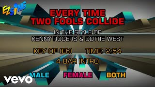 Kenny Rogers & Dottie West - Every Time Two Fools Collide (Karaoke)