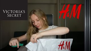 Распаковка покупок в черную пятницу | Посылка из H&M, Victoria's Secret