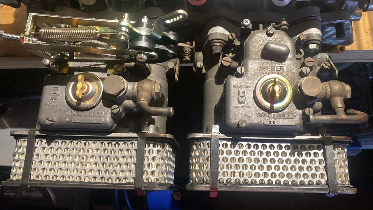 weber Dcoe 40, jet and choke swap YouTube