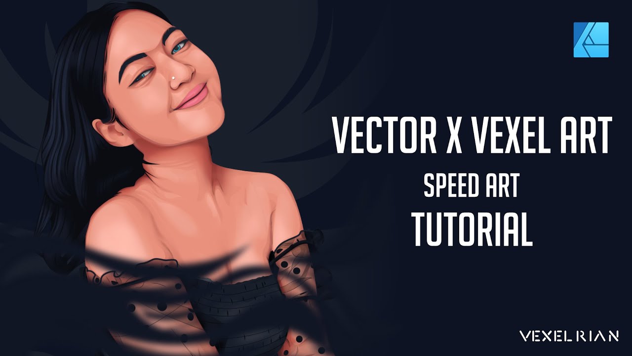 How to Make Vector x Vexel Art in Affinity Designer | Timelapse / Speed ...