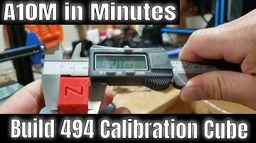 Tested! Calibration Cube using Geeetech A10M and Marlin 2.0 build 494