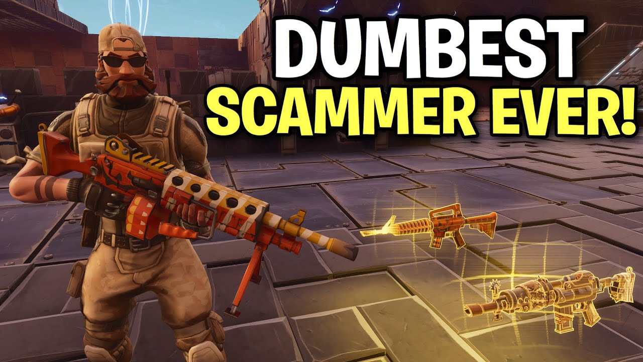 the dumbest scammer ever exposed! (Scammer Get Scammed) Fortnite Save