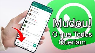 😱 Finalmente Mudou! ✅ Whatsapp com Nova Interface - Ficou Top Demais - Bora Conferir screenshot 1