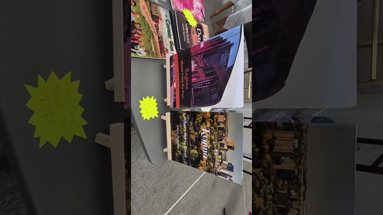 Regina Author - I'd Love You to Buy My Books!