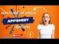 The Key to Finding Skilled AppSheet Developers -The Perfect Developer Fast Guide