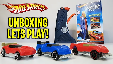 Unboxing & Let's Play! HOT WHEELS FUSION FACTORY - Make Your Own Hot Wheels Cars! - FULL REVIEW!