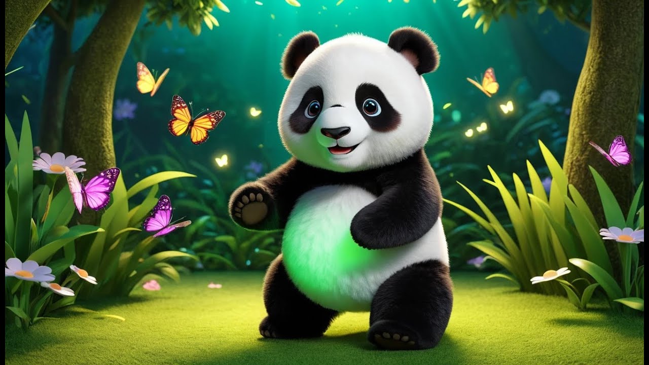 Panda Bear, Panda Bear, Twirl Around! | Fun Panda Dance Song for Toddler | Cute Animal Nursery Rhyme