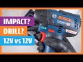 Impact vs drill  impact driver bosch gdr 12v110 vs drill screw driver bosch gsr 12v35 fc
