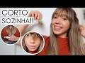 COMO CORTAR O CABELO E A FRANJA EM CASA