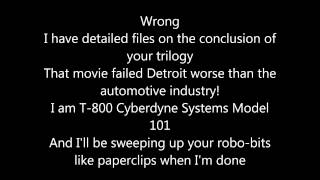 ERB Robocop Vs Terminator Lyrics ERB Robocop Vs Terminator Lyrics