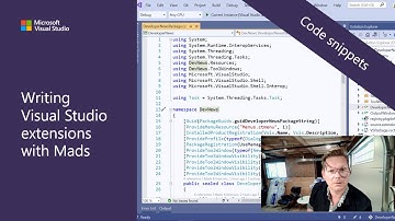 Writing Visual Studio Extensions with Mads - Snippets