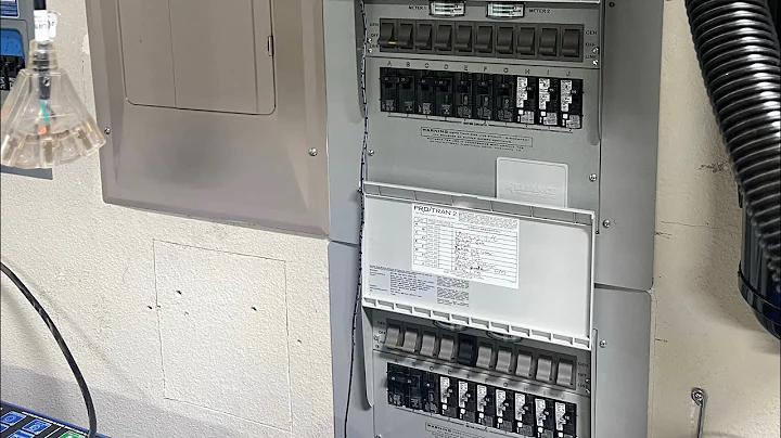 Dual Protrans 2 with GFCI AFCI breakers portable home generator part 1