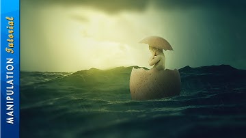 Photoshop Photo Manipulation Tutorial - The Egg - Photoshop CC